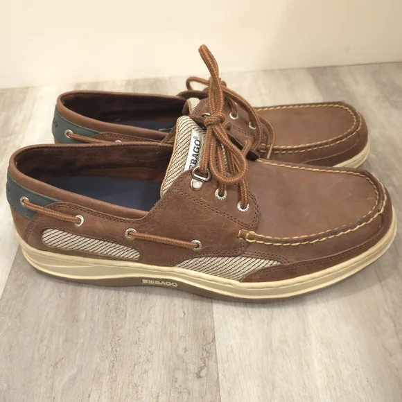 SEBAGO Clovehitch II Walnut Boat Shoes Men's 13 - Picture 3 of 11